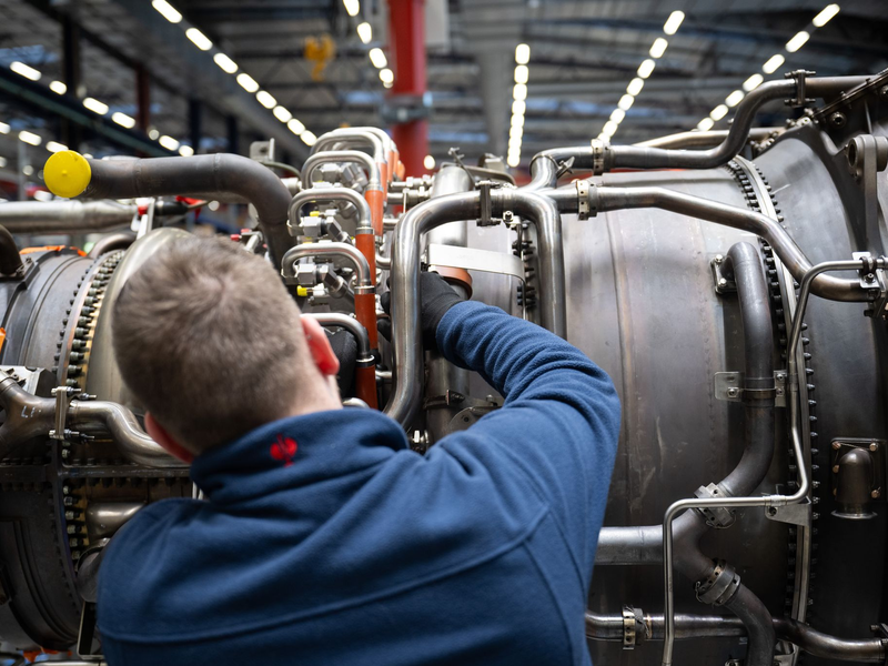 Triebwerkswartung ist ein wichtiges Geschäftsfeld für MTU. - Foto: Sebastian Gollnow/dpa