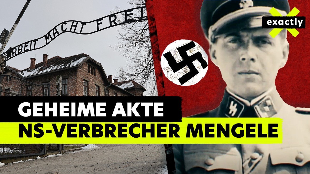 „exactly“ vom MDR über „Auschwitz-Arzt Mengele“ und eine verschollen geglaubte Polizei-Akte - Foto: presseportal.de
