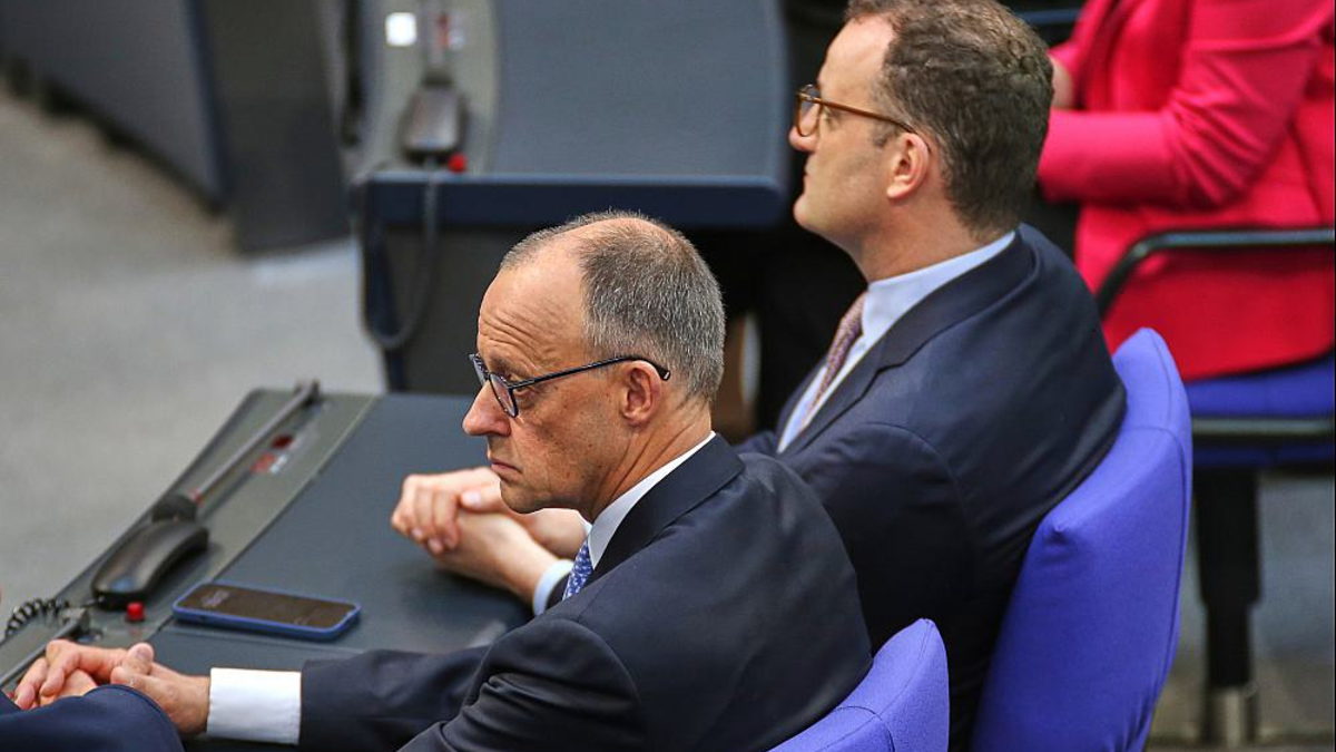 Friedrich Merz und Jens Spahn am 06.05.2025 - Foto: über dts Nachrichtenagentur