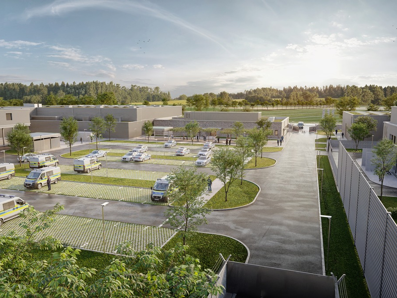 POL-WAF: Kreis Warendorf-Münster: Neues Regionales Trainingszentrum für die Polizei im Münsterland - Bauantrag eingereicht - Foto: presseportal.de