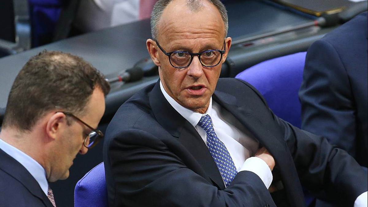 Jens Spahn, Friedrich Merz am 06.05.2025 - Foto: über dts Nachrichtenagentur