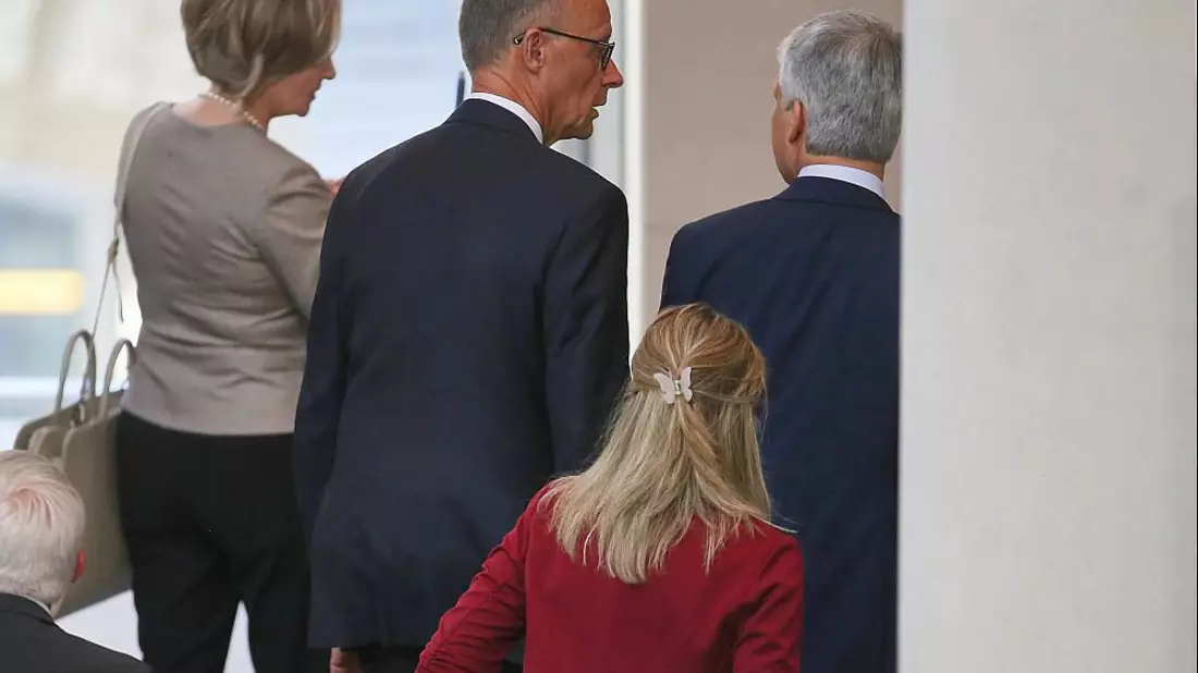 Friedrich Merz geht raus am 06.05.2025 - Bild: über dts Nachrichtenagentur