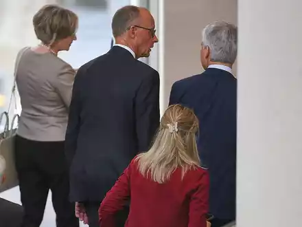 Friedrich Merz geht raus am 06.05.2025 - Foto: über dts Nachrichtenagentur