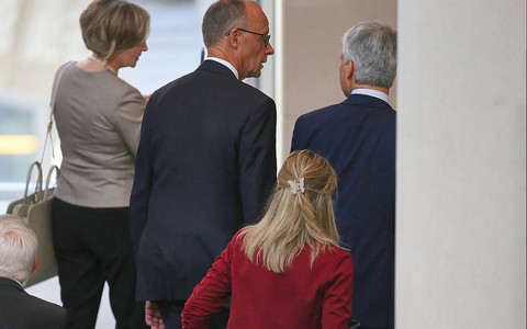 Friedrich Merz geht raus am 06.05.2025 - Foto: über dts Nachrichtenagentur