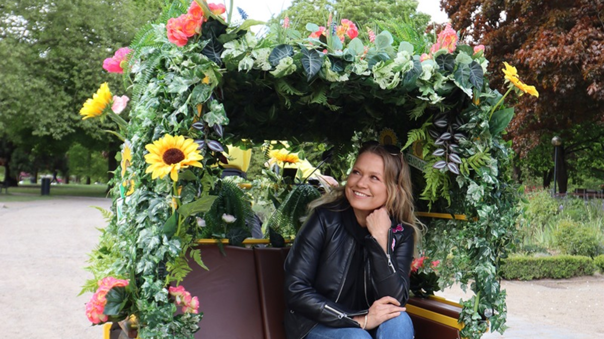 Entschleunigung mitten im Stadttrubel - Neudorff lädt zur grünen Auszeit mit der Rikscha - Foto: presseportal.de