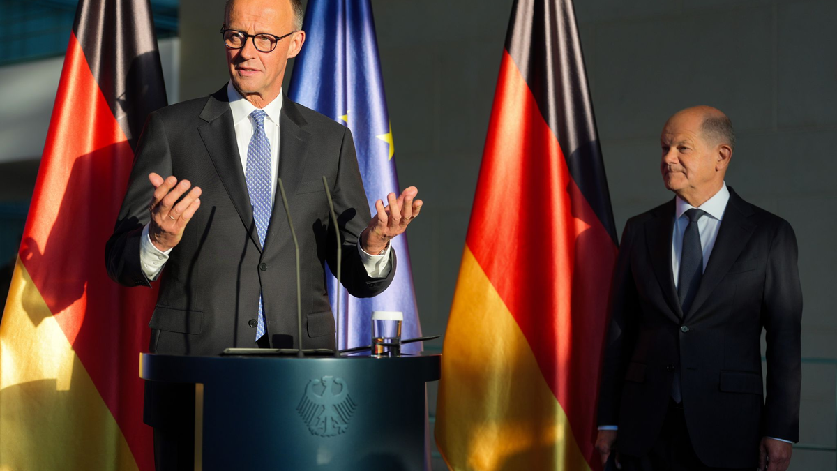 Der neue Kanzler Merz will die «europapolitische Sprachlosigkeit» Deutchlands beenden. - Foto: Michael Kappeler/dpa