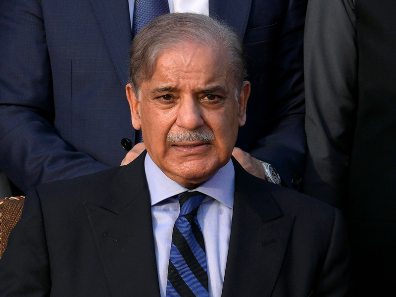 Pakistans Premier Shehbaz Sharif sprach von einem Kriegsakt. - Foto: Anjum Naveed/AP/dpa