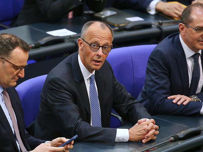 Jens Spahn, Friedrich Merz, Alexander Dobrindt am 06.05.2025 - Foto: über dts Nachrichtenagentur