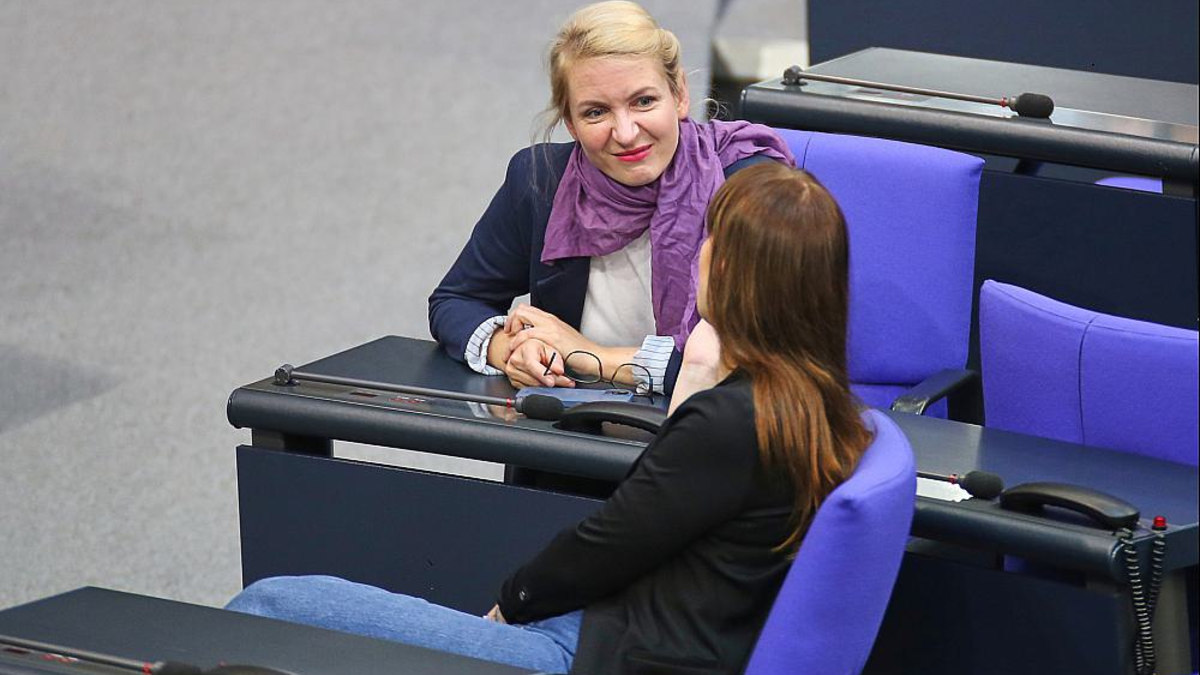 Ines Schwerdtner und Heidi Reichinnek am 06.05.2025 - Foto: über dts Nachrichtenagentur