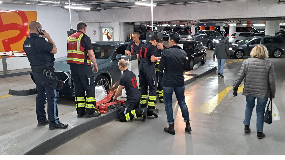 FW-M: In Parkhaus eingeschlossen (Innenstadt) - Foto: presseportal.de