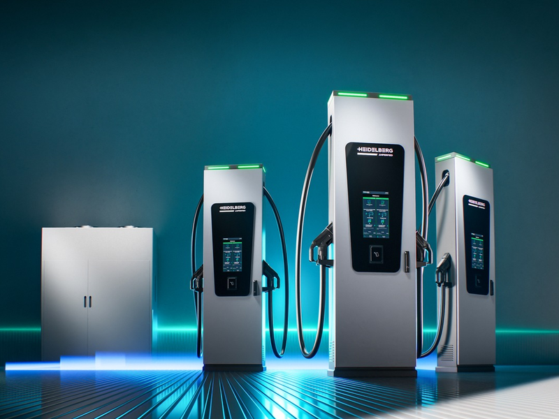 HEIDELBERG/Amperfied stellt neue DC-Schnellladelösung mit umfangreichen Serviceangebot vor: Dynamische Leis-tungsverteilung und hohe Verfügbarkeit im Fokus - Foto: presseportal.de