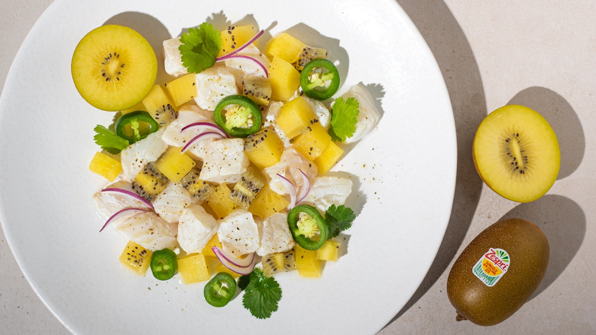 Die Kiwi sorgt für Sommerfeeling / Zwei Rezeptideen mit der Frucht, die so viele wertvolle Nährstoffe enthält - Foto: presseportal.de