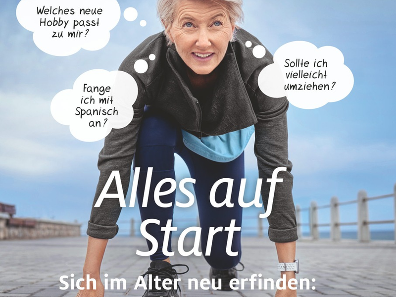 6 Tipps: So gelingt Ihnen der Neustart im Alter / Warum es sich lohnt, im Alter noch einmal etwas ganz anderes zu machen - und wie man herausfindet, was man wirklich will - Foto: presseportal.de