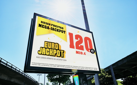 Eurojackpot: 120 Millionen Euro noch zu haben / Weiterhin dreistelliger Millionengewinn im ersten und rund 21 Millionen Euro im zweiten Rang - Foto: presseportal.de