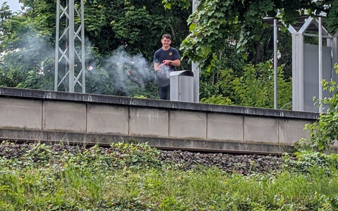 FW-DO: Kleinbrand am Bahnhof - Feuerwehr kann zu Fuß ausrücken - Foto: presseportal.de
