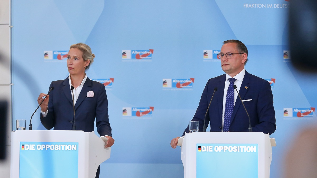 +++ Achtung Sperrfrist (Print, Radio und Online): 18.00 Uhr +++ARD-DeutschlandTREND: Mehrheit hält AfD für rechtsextrem, Verbotsverfahren umstritten - Foto: presseportal.de