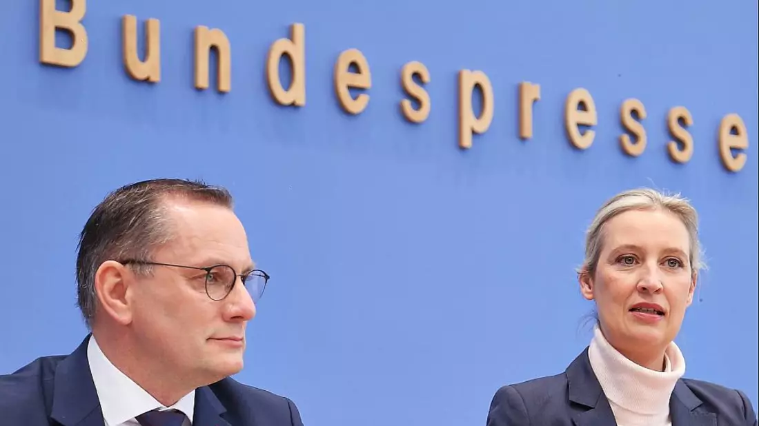Tino Chrupalla und Alice Weidel (Archiv) - Bild: über dts Nachrichtenagentur