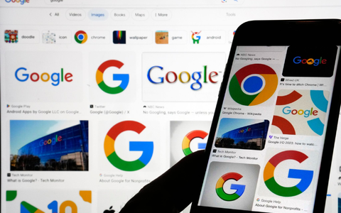 Die Quartalsergebnisse von Google ließen bisher keine Einbußen durch die neue KI-Konkurrenz erkennen. (Archivbild) - Foto: Richard Drew/AP/dpa Die Quartalsergebnisse von Google ließen bisher keine Einbußen durch die neue KI-Konkurrenz erkennen. (Archivbild) - Foto: Richard Drew/AP/dpa