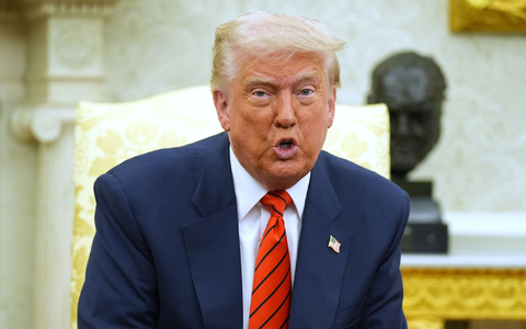 Trump will niedrigere Zinsen. (Archivbild) - Foto: Evan Vucci/AP/dpa