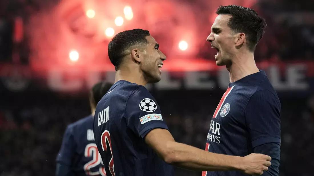 Fabian Ruiz sorgte für die PSG-Führung. - Bild: Aurelien Morissard/AP/dpa