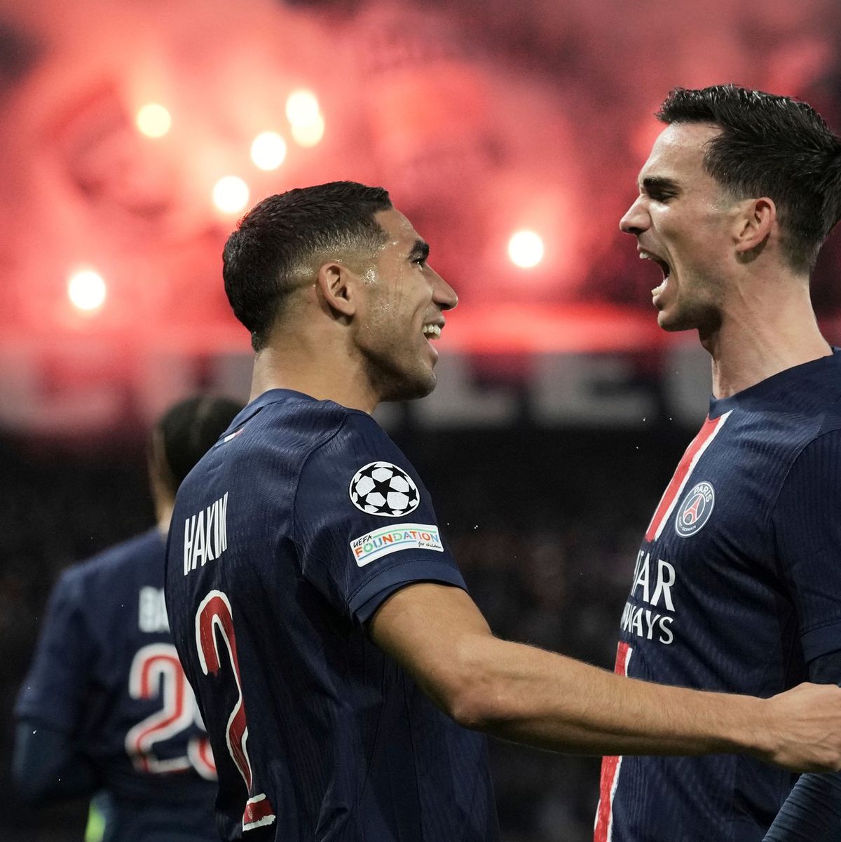 Fabian Ruiz sorgte für die PSG-Führung. - Foto: Aurelien Morissard/AP/dpa