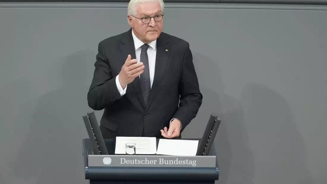 Bundespräsident Steinmeier wird die Gedenkrede im Bundestag halten. (Archivbild) - Bild: Kay Nietfeld/dpa