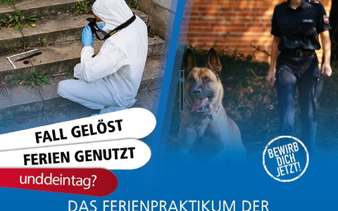 POL-WL: Polizei bietet erneut Kurzpraktika in den Sommer- und Herbstferien an - Anmeldungen ab sofort möglich - Foto: presseportal.de