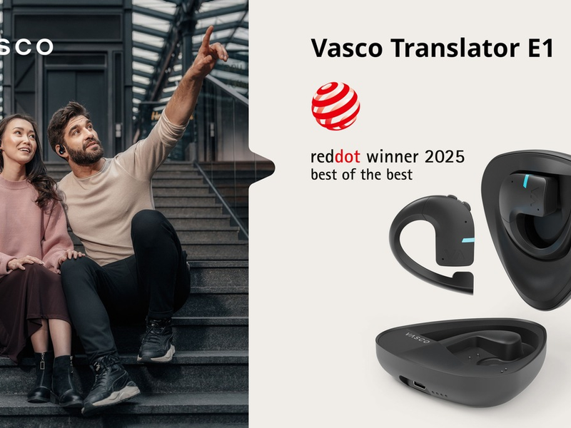 Vasco Translator E1 als Best of the Best ausgezeichnet / Neuer Ăbersetzungskopfhörer von Vasco gewinnt Red Dot Design Award - Foto: presseportal.de