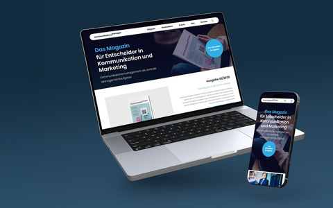 Modern, übersichtlich, informativ - / Relaunch der kommunikationsmanager-Website - Foto: presseportal.de Modern, übersichtlich, informativ - / Relaunch der kommunikationsmanager-Website - Foto: presseportal.de