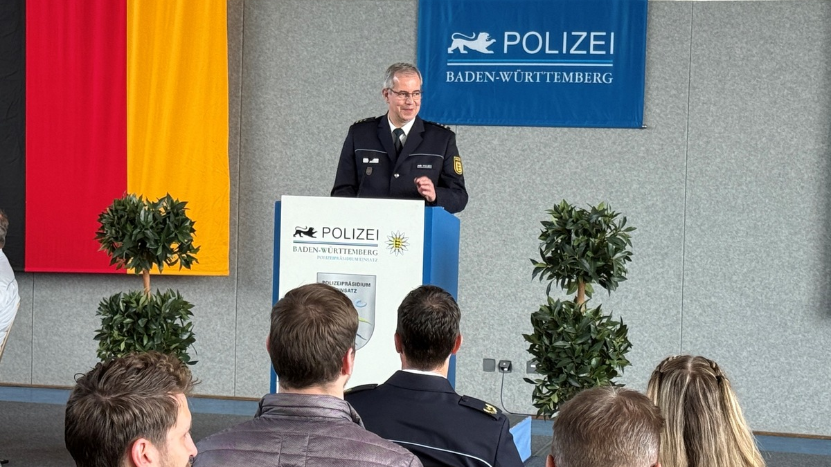POL-Einsatz: Bereitschaftspolizeidirektion Bruchsal unter neuer Führung - Foto: presseportal.de