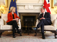 Starmer will von der Leyen erneut in London empfangen. (Archivbild) - Foto: Alishia Abodunde/Pool Getty via AP/dpa