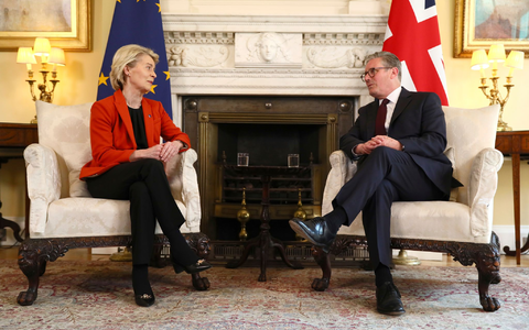 Starmer will von der Leyen erneut in London empfangen. (Archivbild) - Foto: Alishia Abodunde/Pool Getty via AP/dpa Starmer will von der Leyen erneut in London empfangen. (Archivbild) - Foto: Alishia Abodunde/Pool Getty via AP/dpa