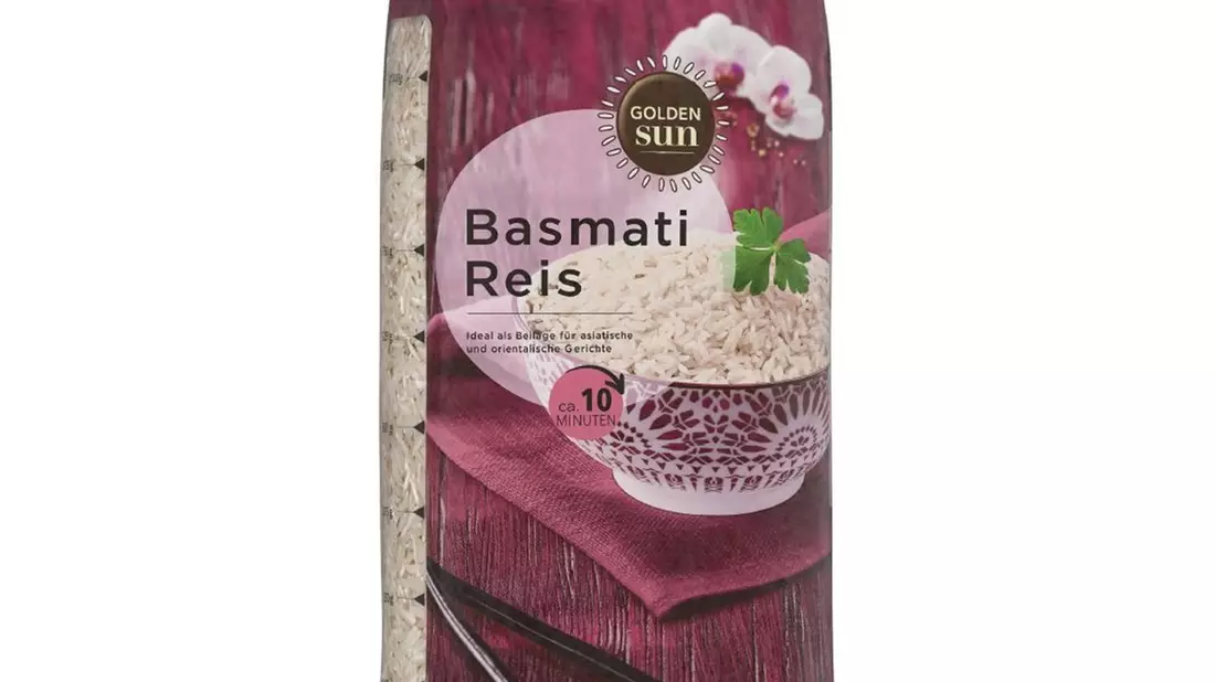 Der italienische Lieferant Agrover srl informiert über einen Warenrückruf des Produktes Golden Sun Basmati Reis, 1kg - Bild: presseportal.de