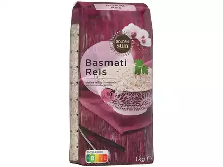 Der italienische Lieferant Agrover srl informiert über einen Warenrückruf des Produktes Golden Sun Basmati Reis, 1kg - Foto: presseportal.de