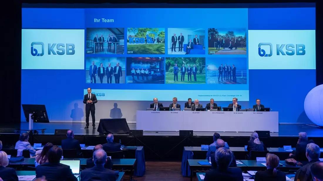 Gute Stimmung auf der KSB-Hauptversammlung - Bild: presseportal.de