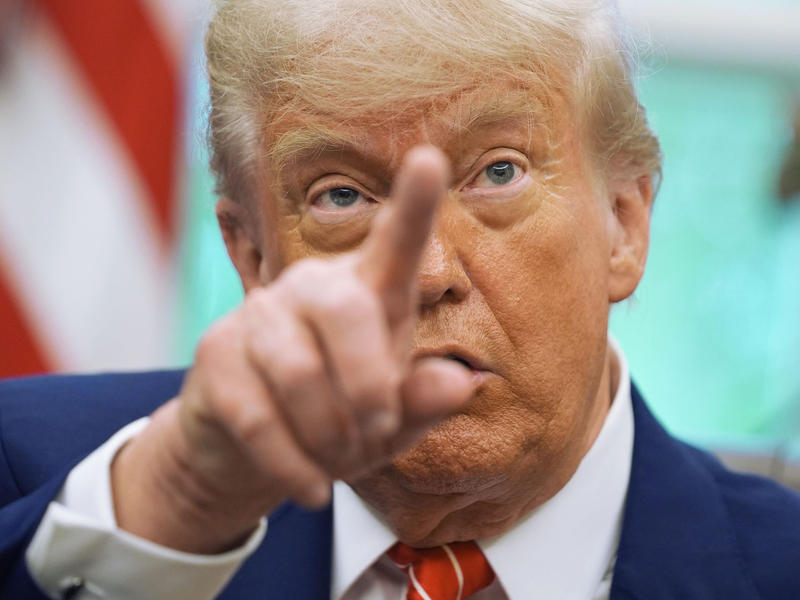 US-Präsident Trump gratuliert dem Papst.  - Foto: Evan Vucci/AP/dpa