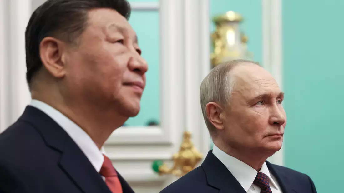 Putins wichtigster Gast: Xi Jinping. - Bild: Mikhail Metzel/Pool Sputnik Kremlin/AP/dpa