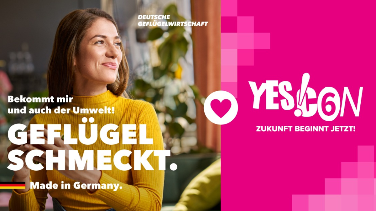 Kraftstoff für Kopf und Körper: Deutsche Geflügelwirtschaft wird Partner der YES!CON 2025 - Foto: presseportal.de