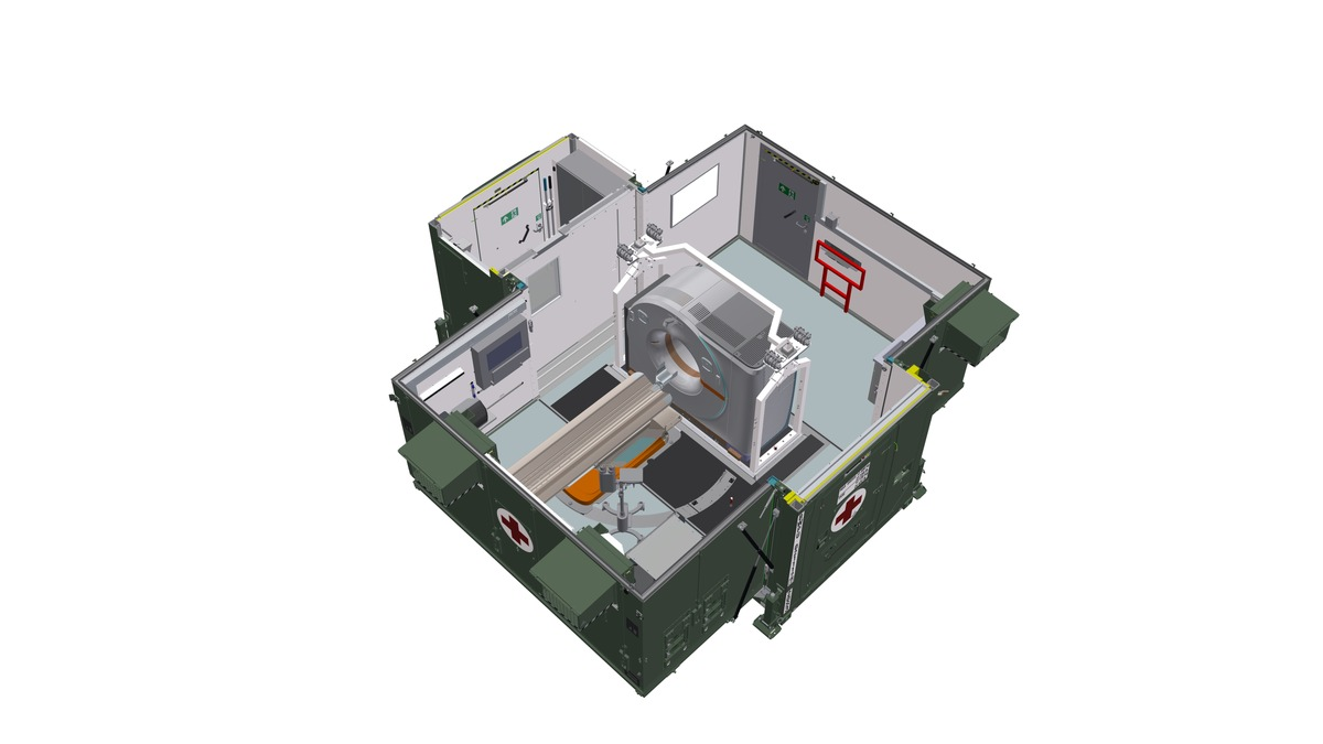 Material kommt an: Sanitätskräfte erhalten neue Container zur Diagnostik und Behandlung - Foto: presseportal.de