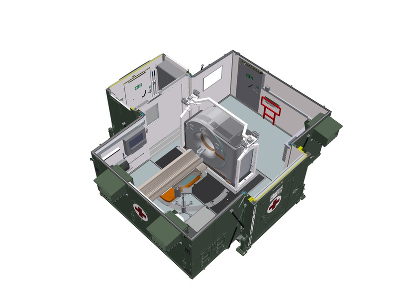 Material kommt an: Sanitätskräfte erhalten neue Container zur Diagnostik und Behandlung - Foto: presseportal.de