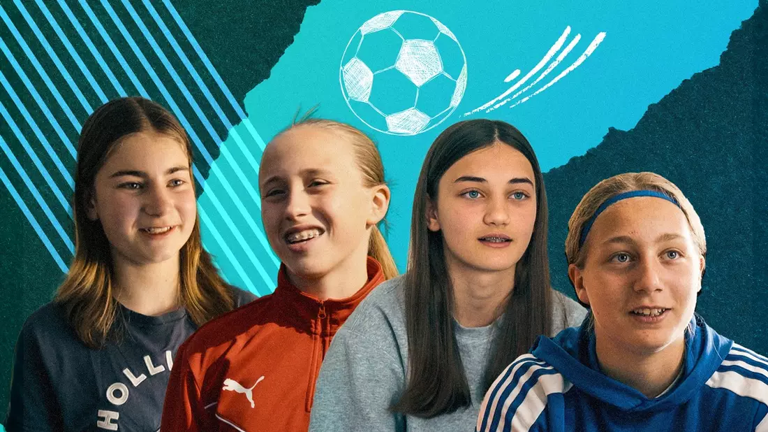 Kicken wie ein Mädchen ab 14. Mai 2025 bei KiKA / Nachwuchs-Fußballerinnen zeigen ihr Potential in Dokuserie - Bild: presseportal.de