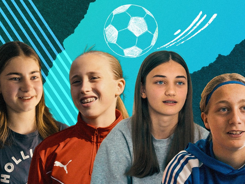 Kicken wie ein Mädchen ab 14. Mai 2025 bei KiKA / Nachwuchs-Fußballerinnen zeigen ihr Potential in Dokuserie - Foto: presseportal.de