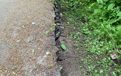 POL-DU: Obermeiderich/Neumühl: 40-Tonner überquert A42 über Fuß- und Radweg - Foto: presseportal.de