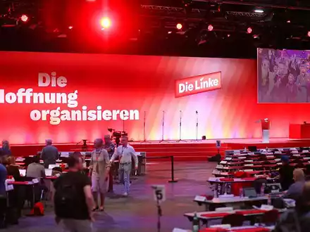 Linken-Parteitag am 09.05.2025 - Foto: über dts Nachrichtenagentur