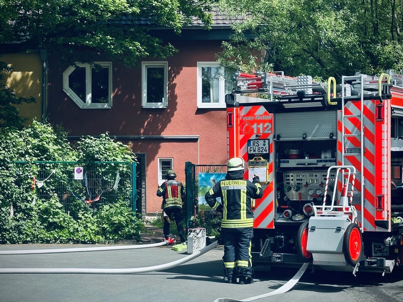 FW-RS: Brand in Kindertagesstätte an der Burger Straße - Foto: presseportal.de