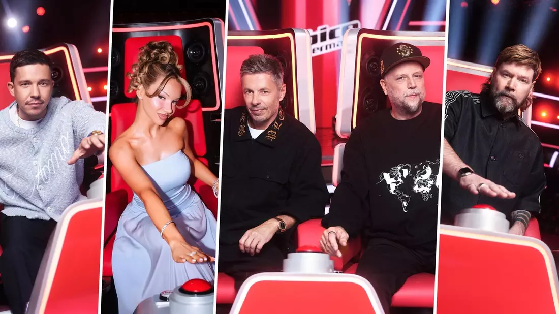 Nico Santos Shirin David Michi Beck Smudo Rea Garvey The Voice of Germany - Bild: Joyn/ Christoph Köstlin/ Dung Dguyen, presseportal.de