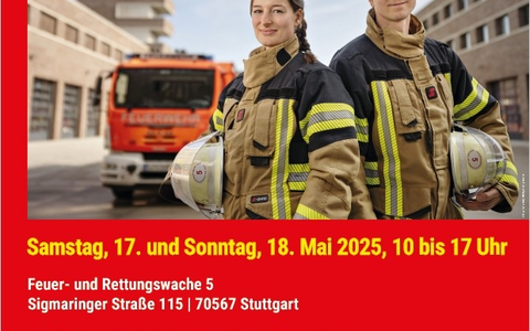 FW Stuttgart: Presseeinladung zum Tag der offenen TĂŒr auf der neuen Feuer- und Rettungswache 5 - Foto: presseportal.de FW Stuttgart: Presseeinladung zum Tag der offenen TĂŒr auf der neuen Feuer- und Rettungswache 5 - Foto: presseportal.de
