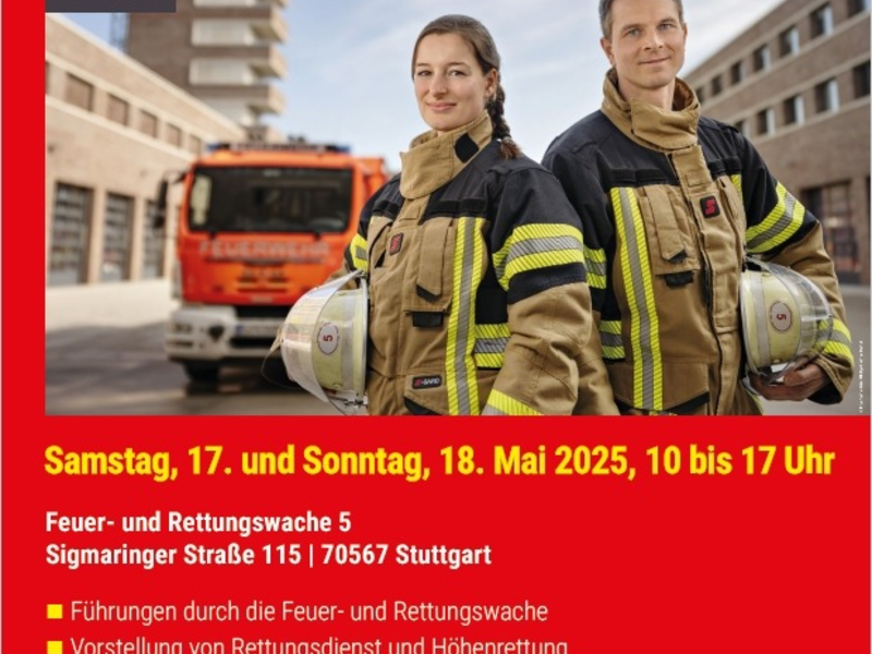 FW Stuttgart: Presseeinladung zum Tag der offenen Tür auf der neuen Feuer- und Rettungswache 5 - Foto: presseportal.de
