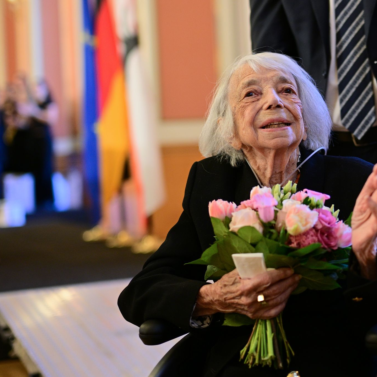 Margot Friedländer bei einem ihrer letzten öffentlichen Auftritte. (Archivbild) - Foto: Sebastian Christoph Gollnow/dpa
