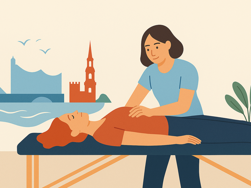 Die Osteopathie ist auch in Hamburg äußerst beliebt - Foto: Redaktion (mithilfe von KI kreiert